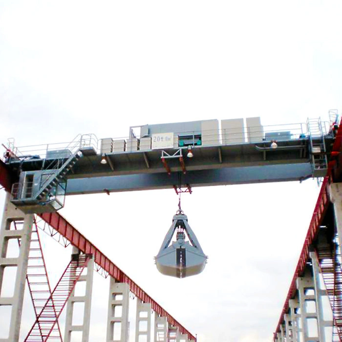 Double Girder Hook and Grab Overhead Travelling Crane