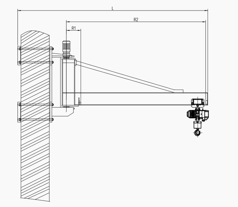 workshop crane installation